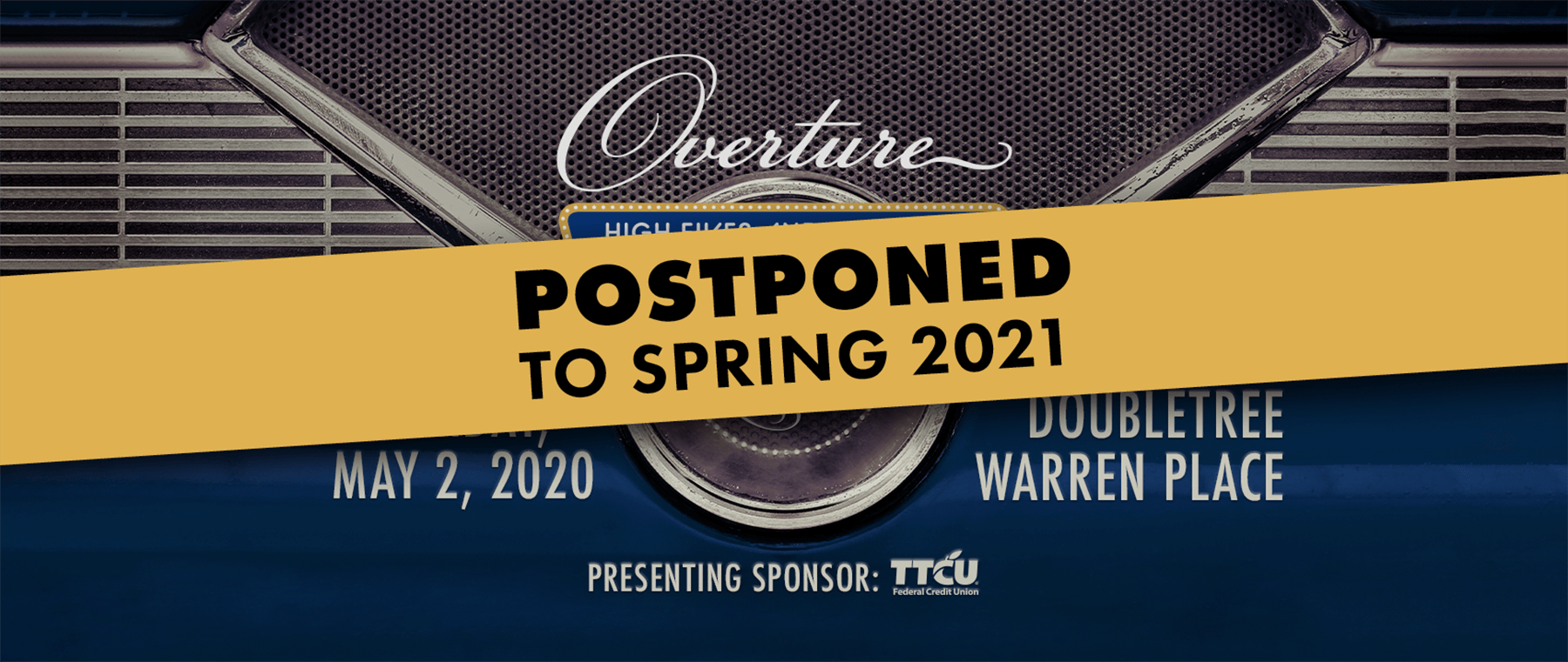 Overture Event: Postponed to spring 2021