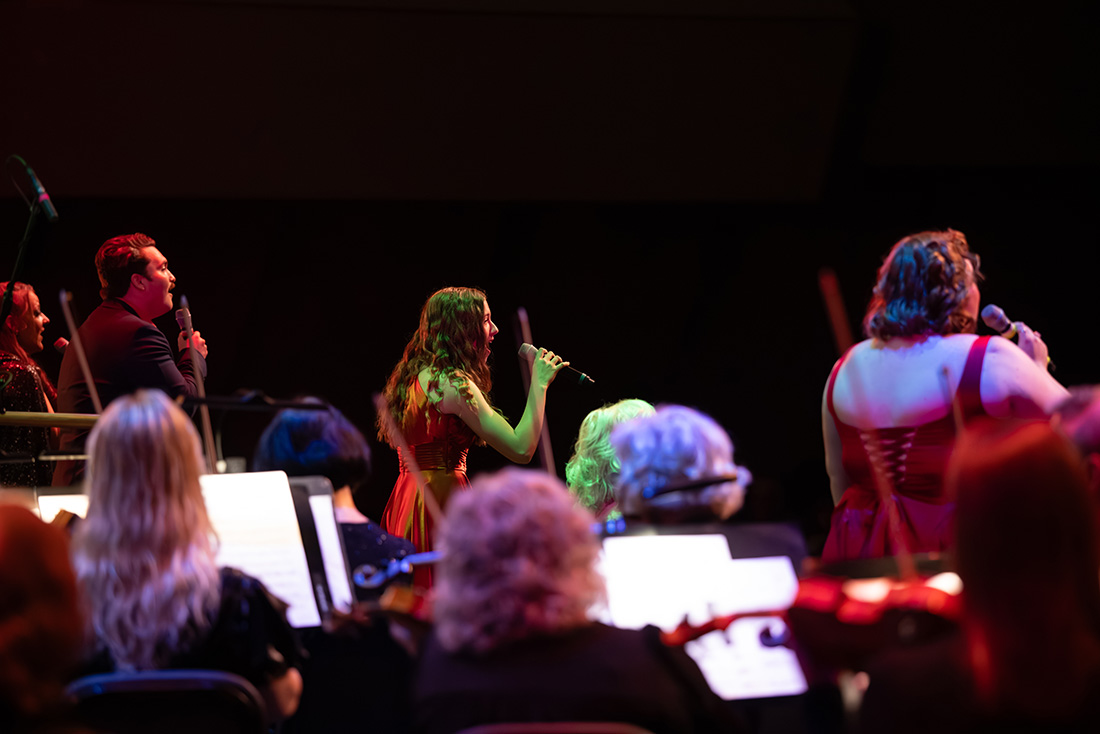 Backstage view of Tulsa Sings! 2026 performers.