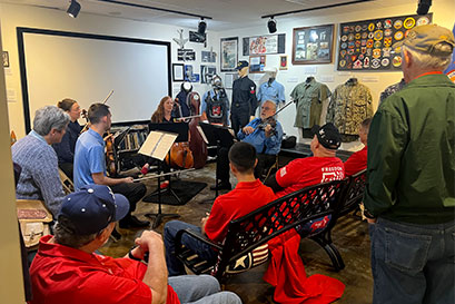 Salute with Song at the Broken Arrow Military History Museum